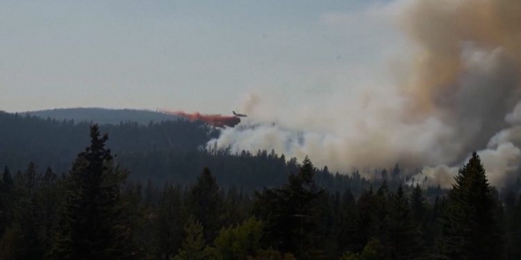 Wildbranden verwoesten honderden gebouwen rond Spokane in staat Washington